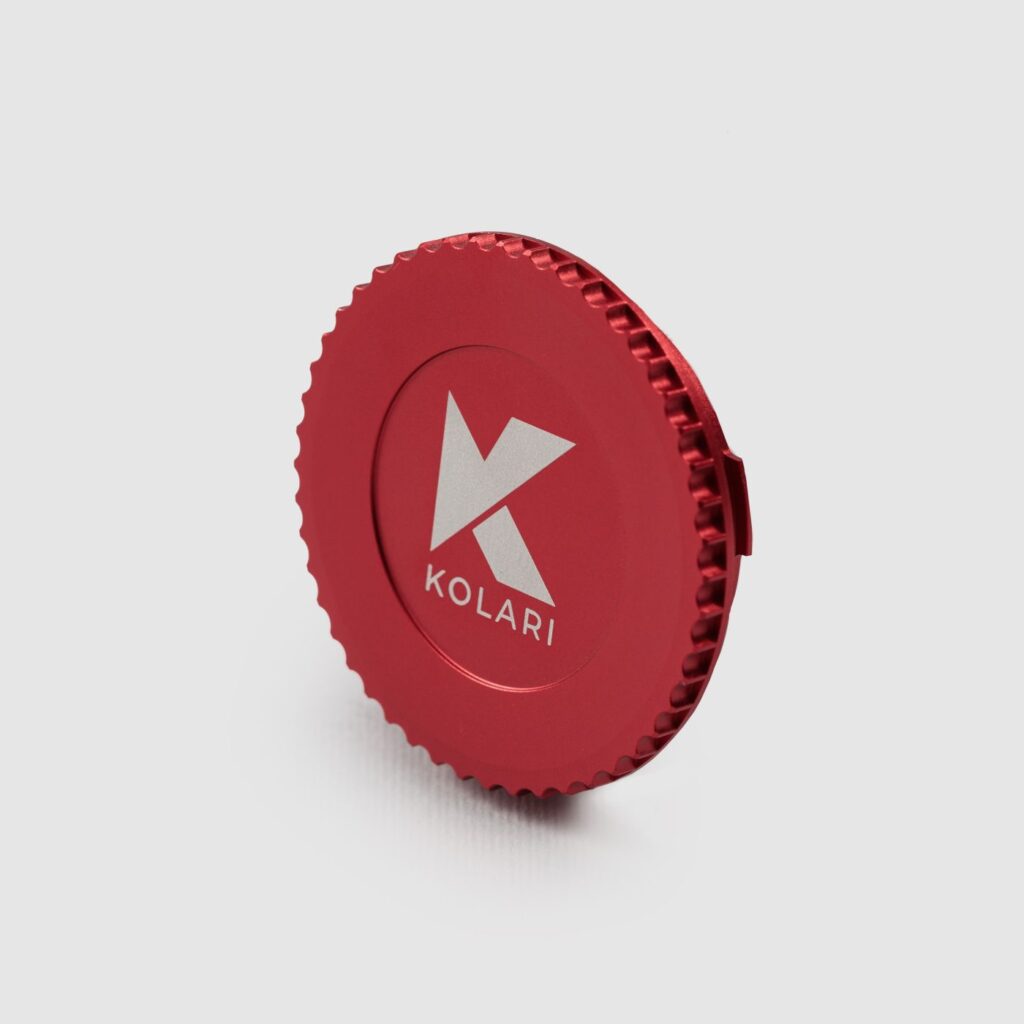 Kolari Metal Body Caps for Leica M Cameras   Red